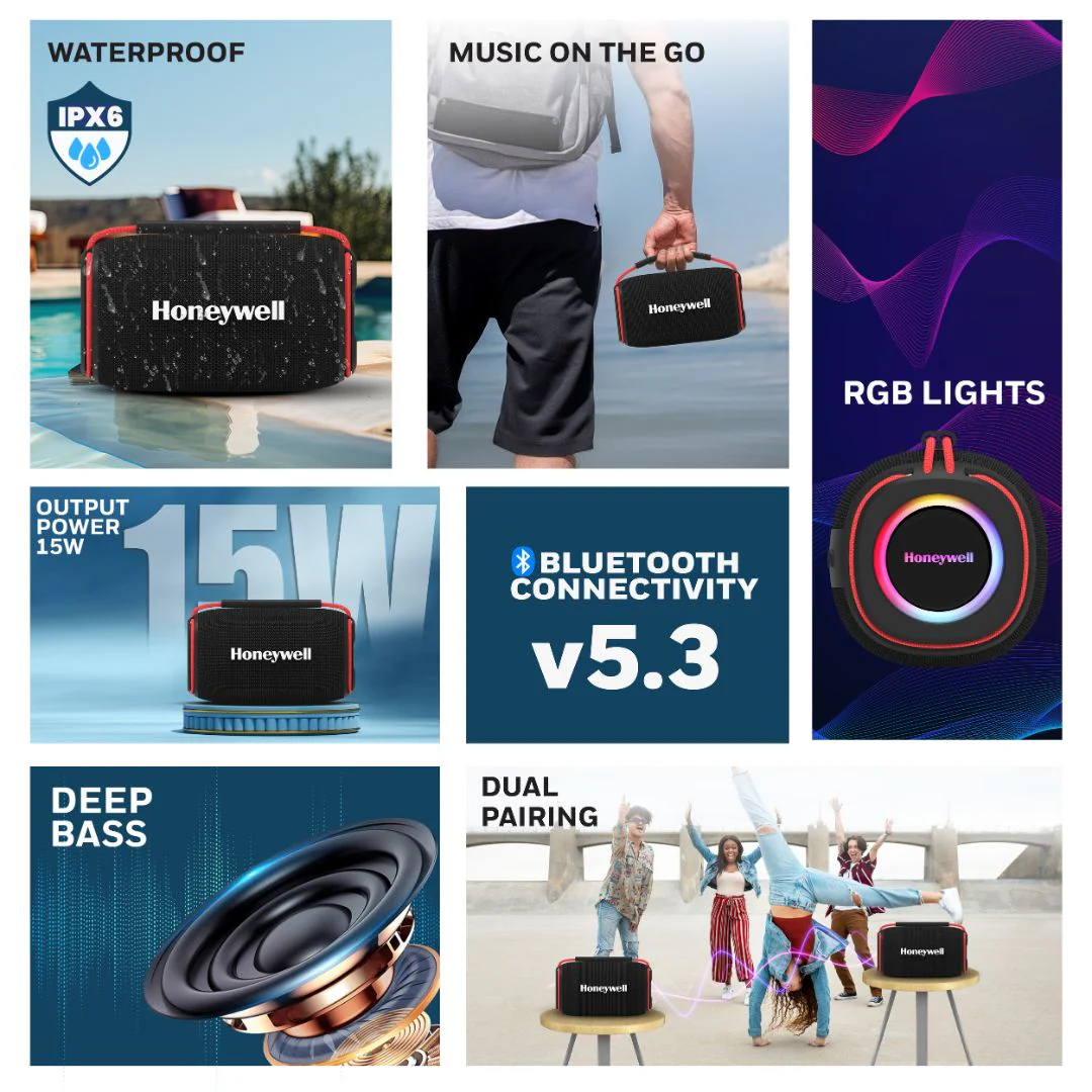 Suono P400 Bluetooth Speaker - Black - Image 2