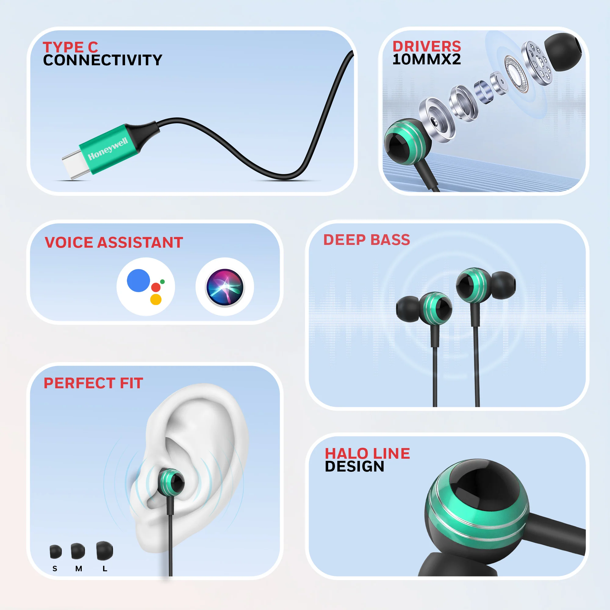 Suono P70 Wired Earphones - Image 2
