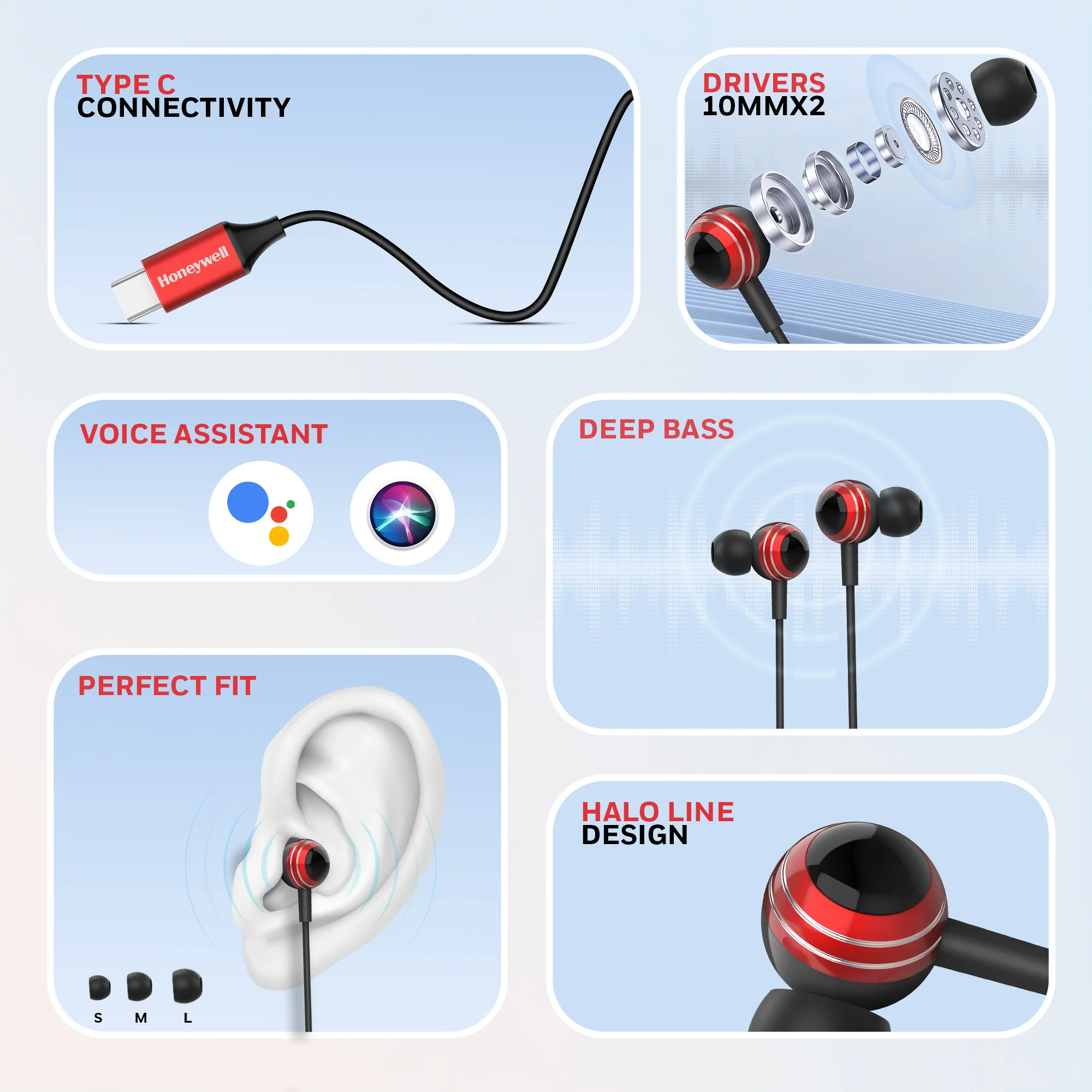 Suono P70 Wired Earphones - Image 2