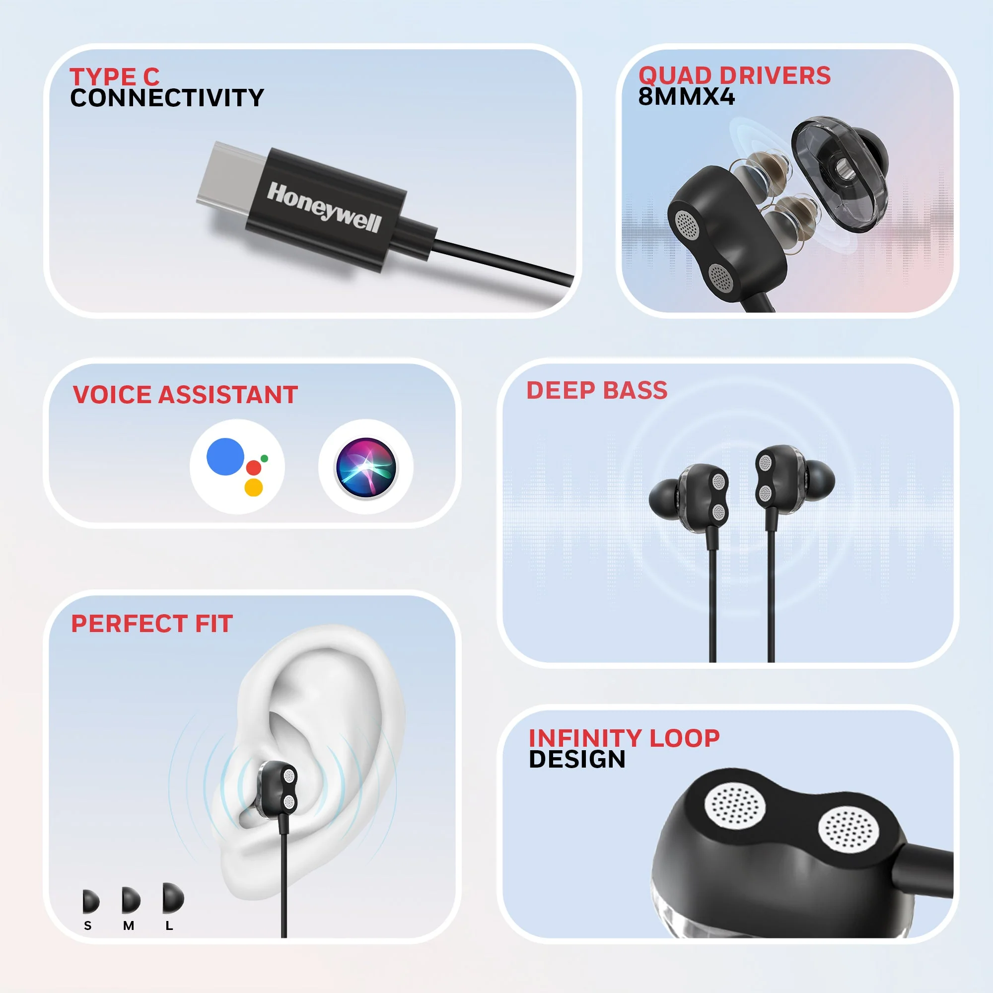 Suono P80 Wired Earphones - Image 2