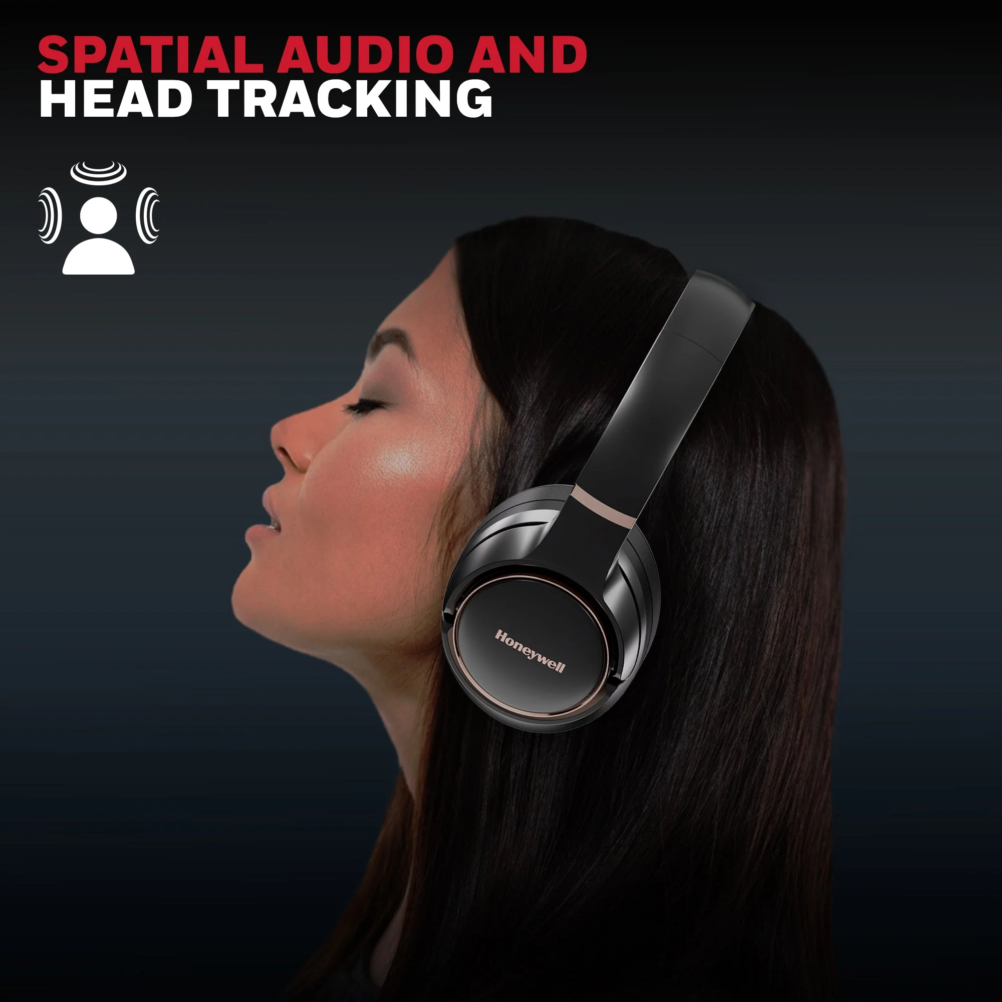 Trueno U20 Bluetooth Headphone-Black - Image 3