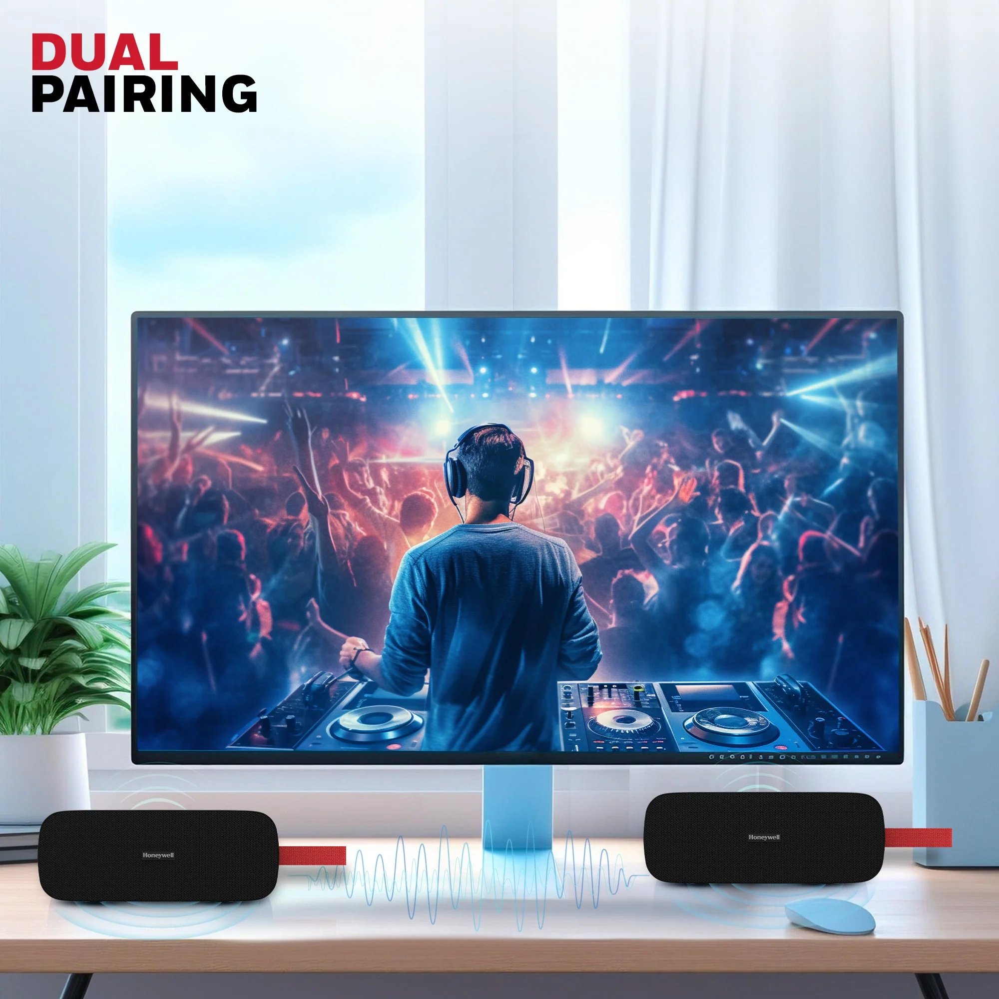 Trueno U300 Bluetooth Speaker - Black - Image 5