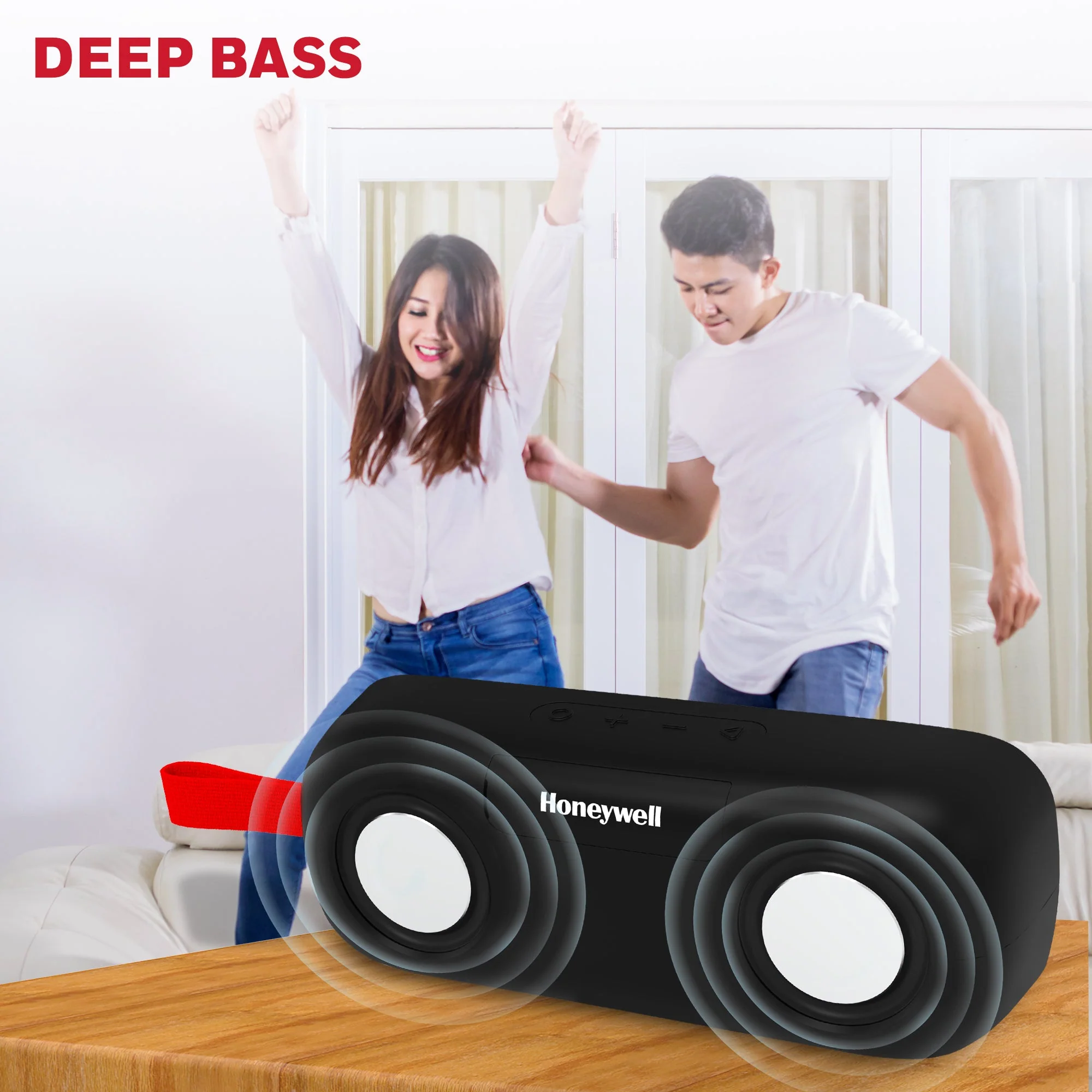 Trueno U300 Bluetooth Speaker - Black - Image 8