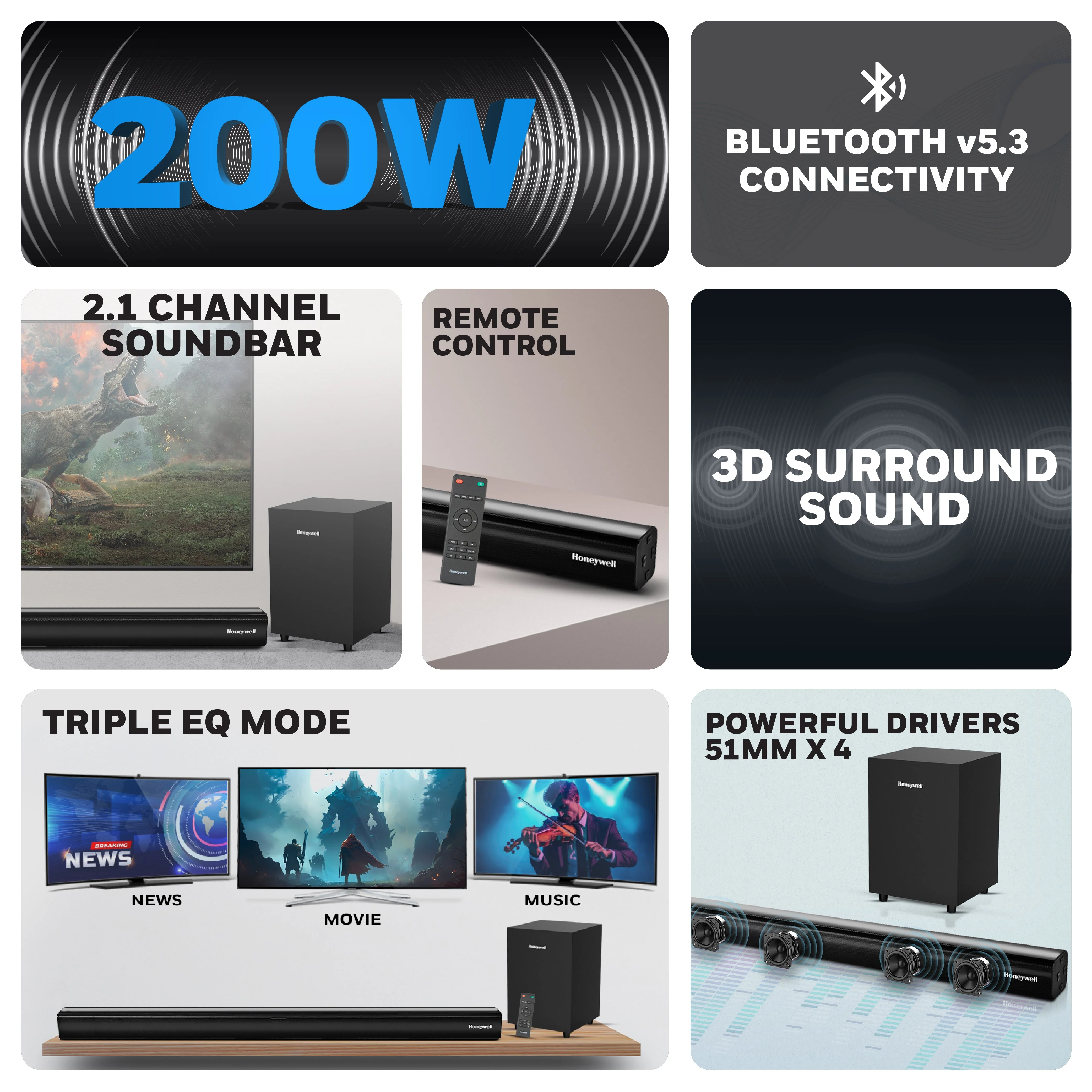 Trueno U3000 Soundbar - Image 2
