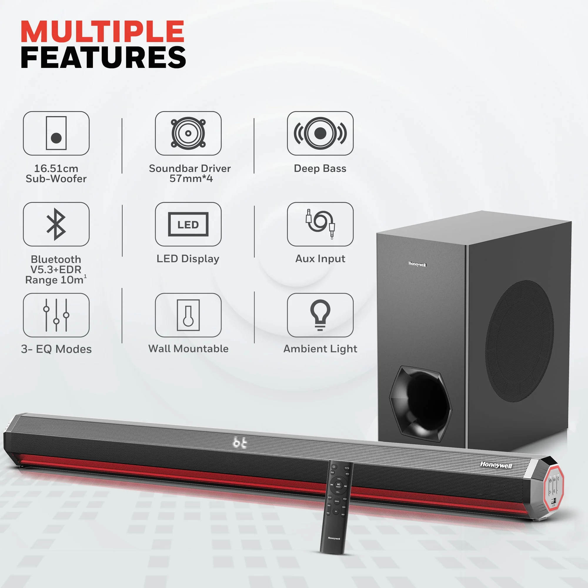 Trueno U4000 Soundbar - 240W - Image 9