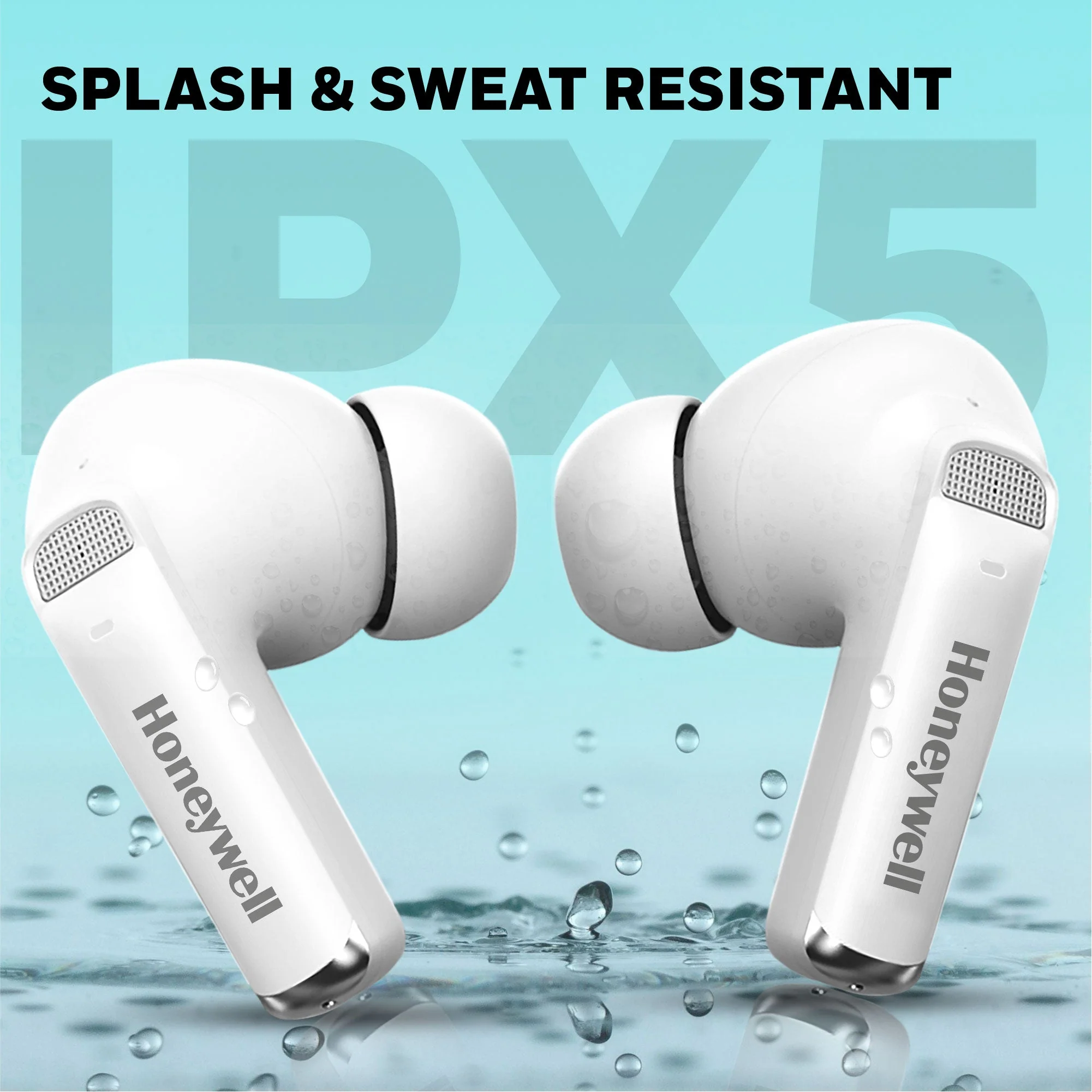 Trueno U5100 Truly Wireless ANC Earbuds-White - Image 5