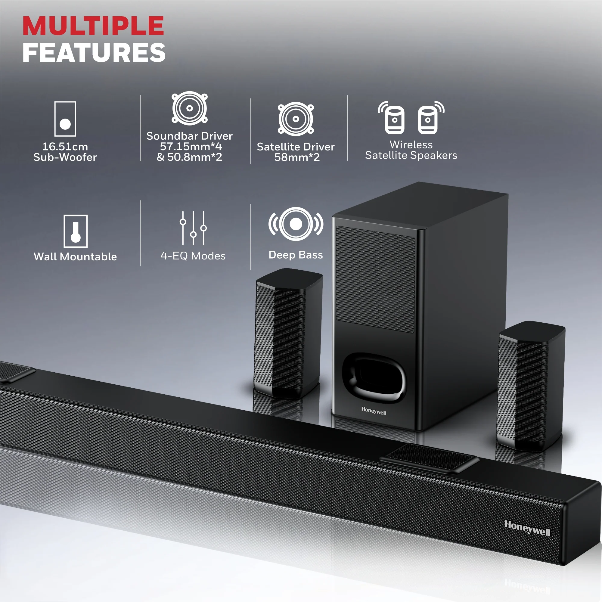 Trueno U8000 Soundbar- 700W - Image 3