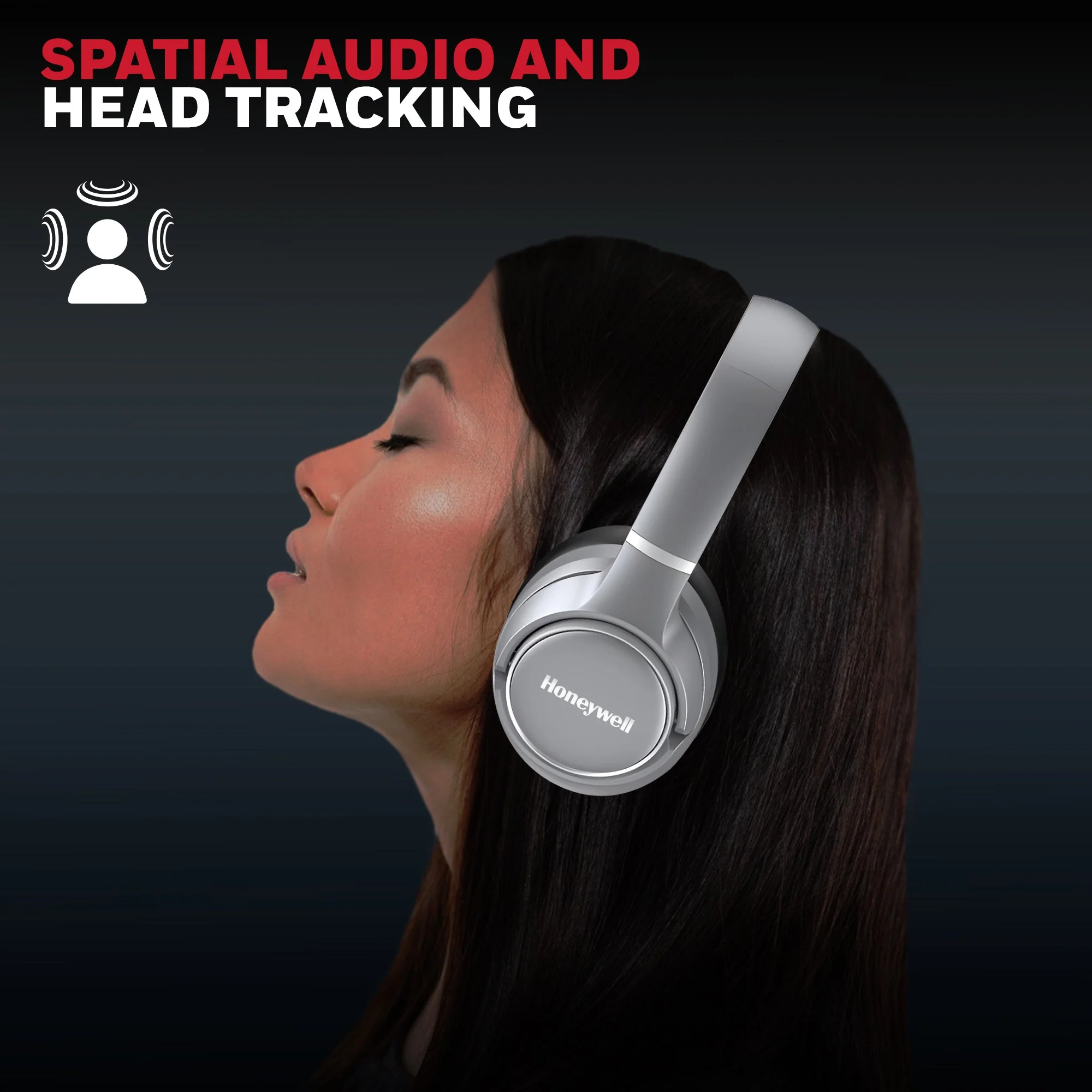 Trueno U20 ANC Bluetooth Headphones-Grey - Image 3