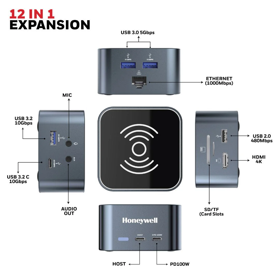Type C Docking Station - 12 in 1 - Image 3