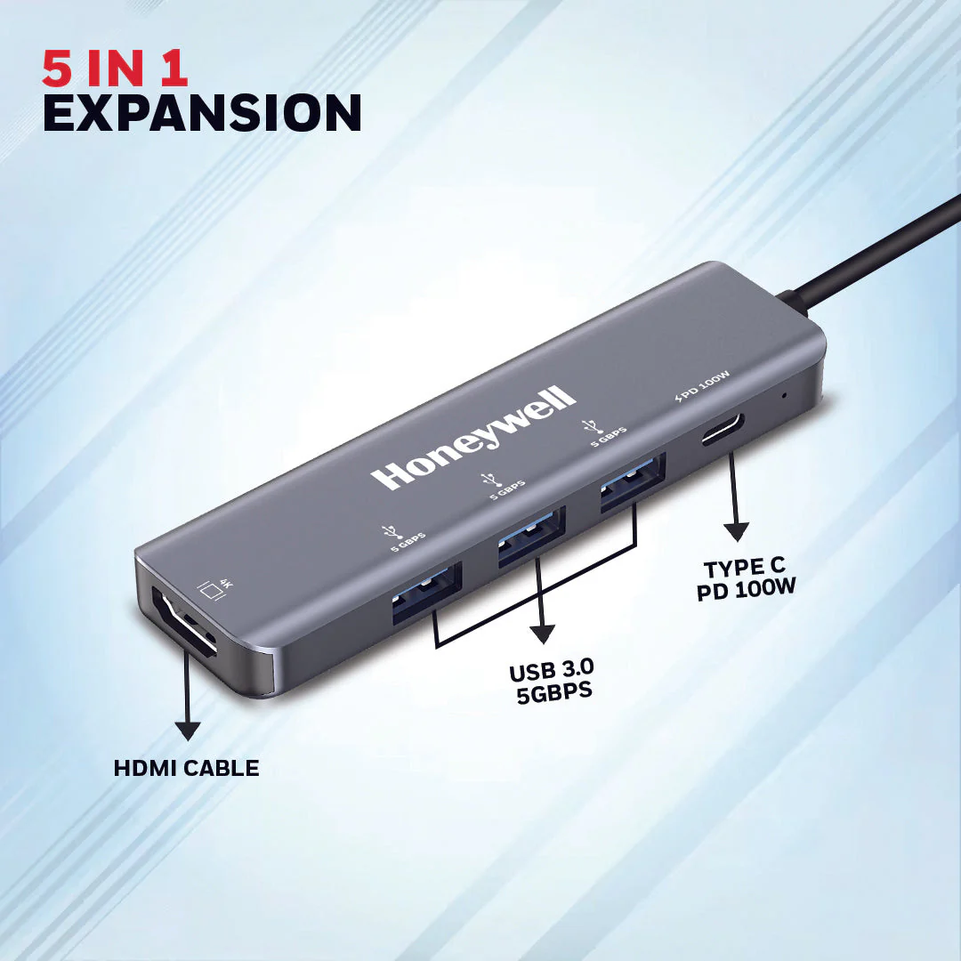 Type C Docking Station - 5 in 1 - Image 2