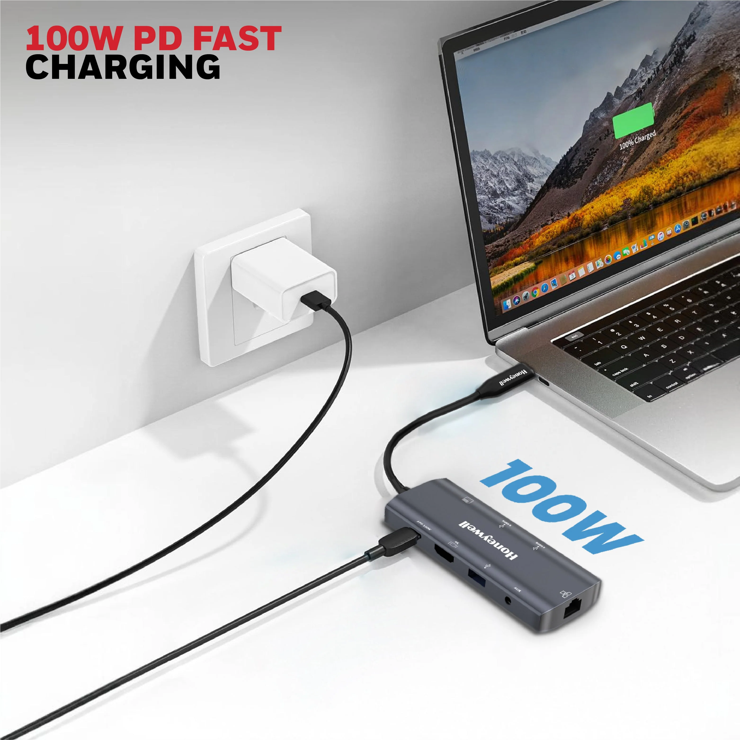 Type C Docking Station - 9 in 1 - Image 3
