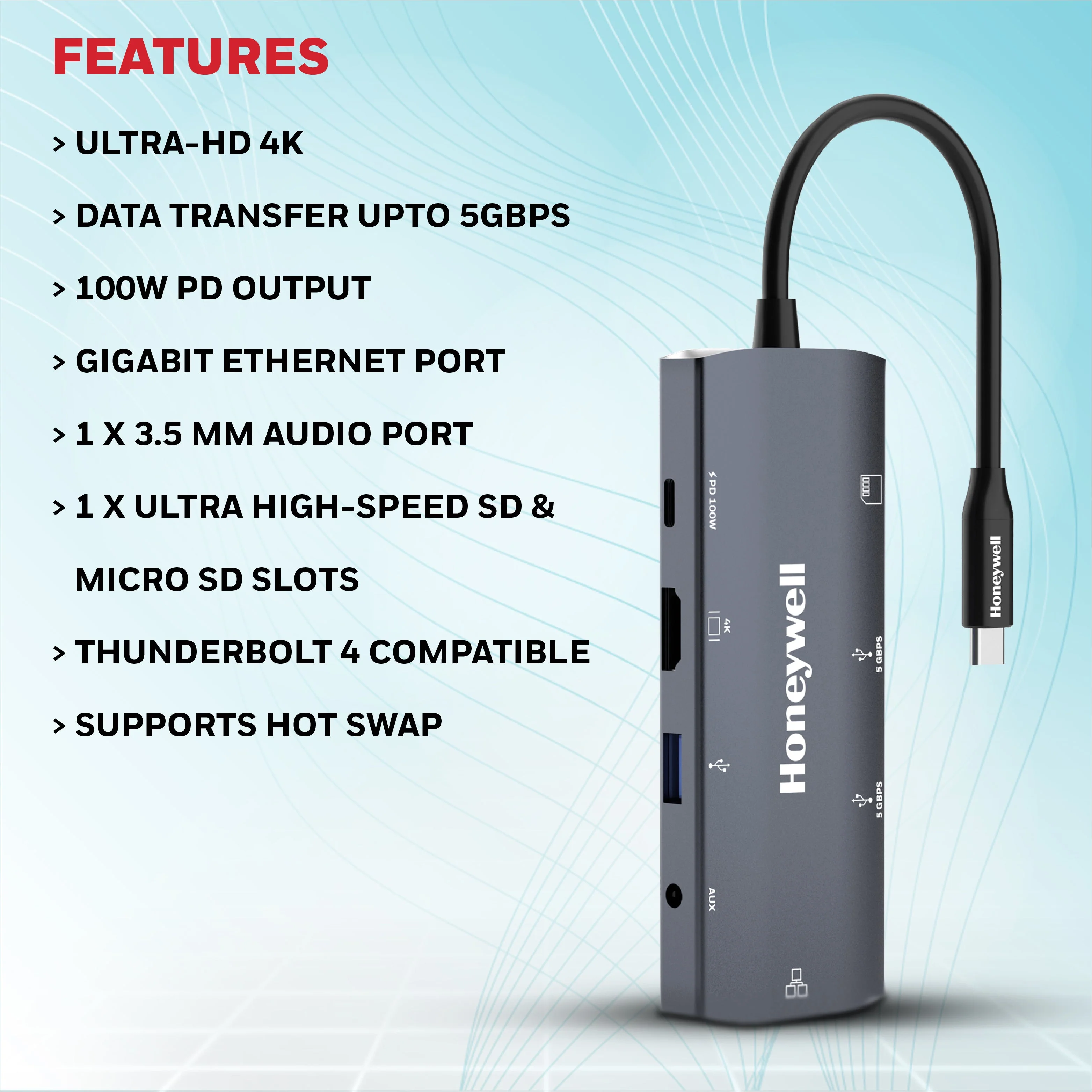 Type C Docking Station - 9 in 1 - Image 4