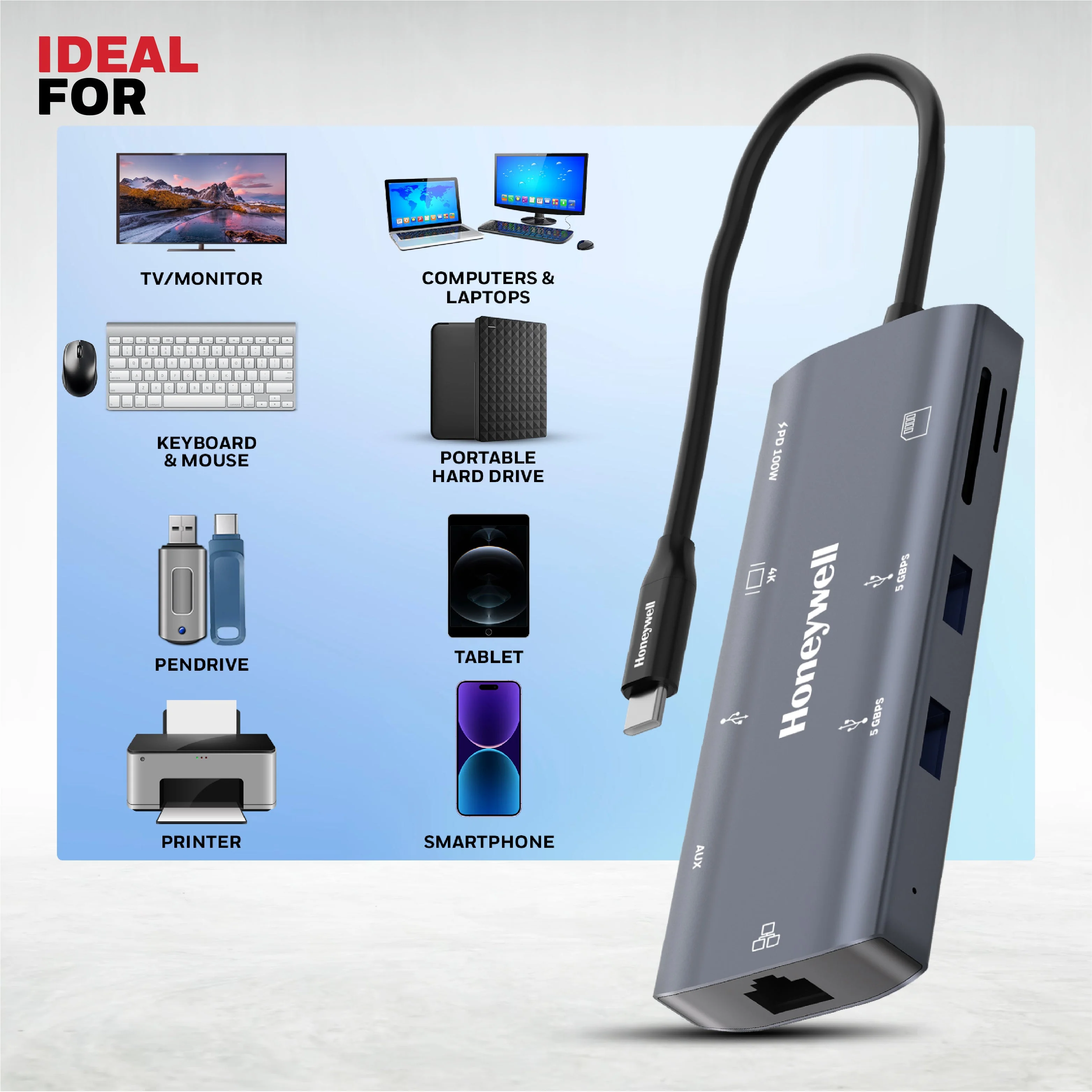 Type C Docking Station - 9 in 1 - Image 6