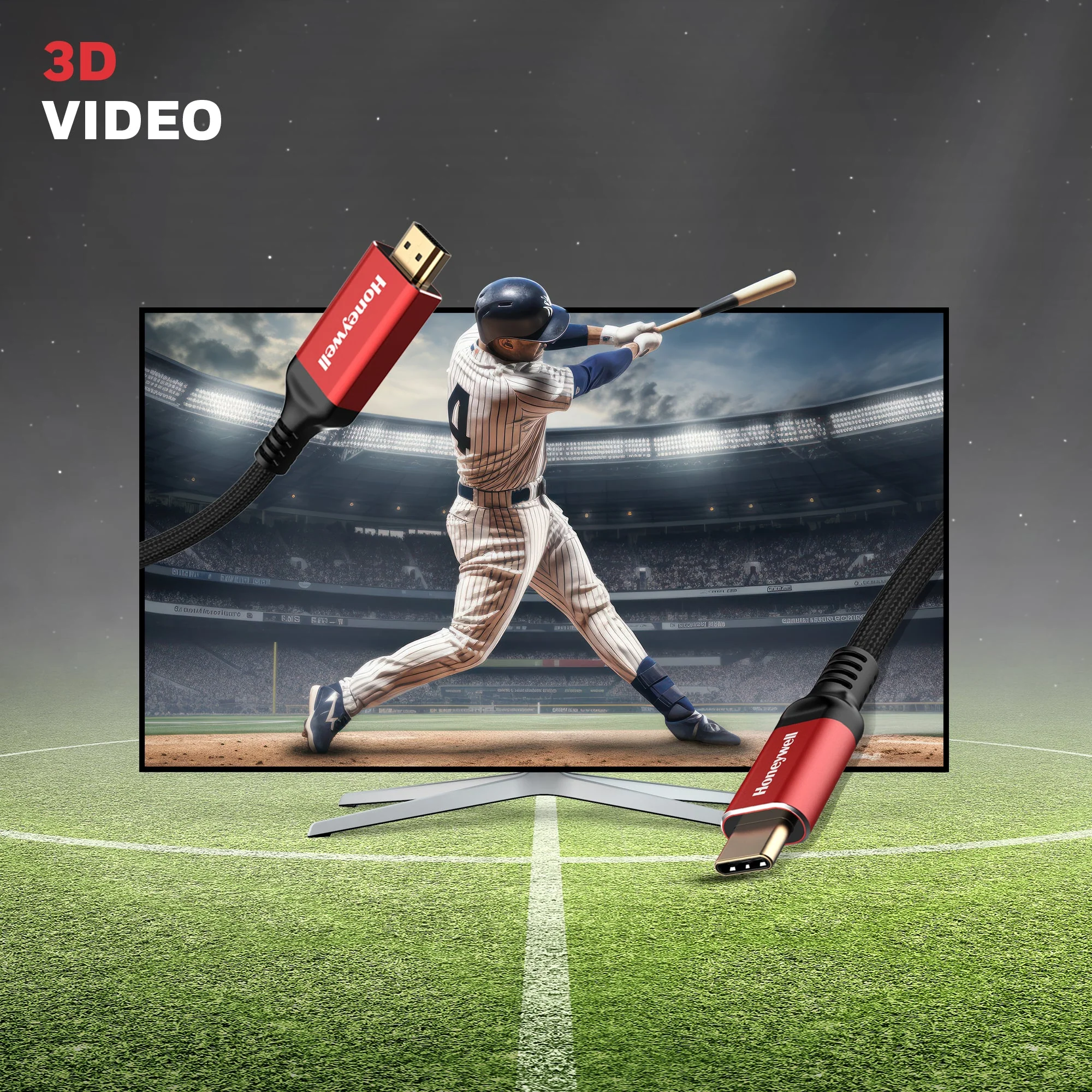 Type C to HDMI Cable - 2 meter - Image 4