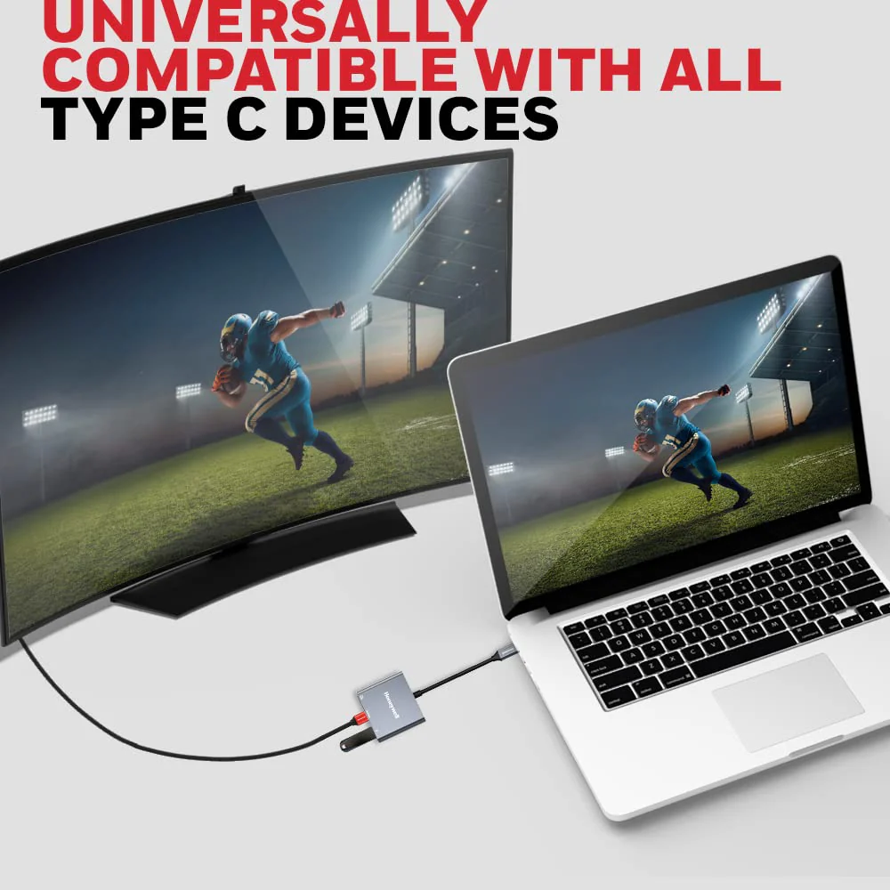 Type C to HDMI with PD Charging and USB 3.0 Adapter - Image 7