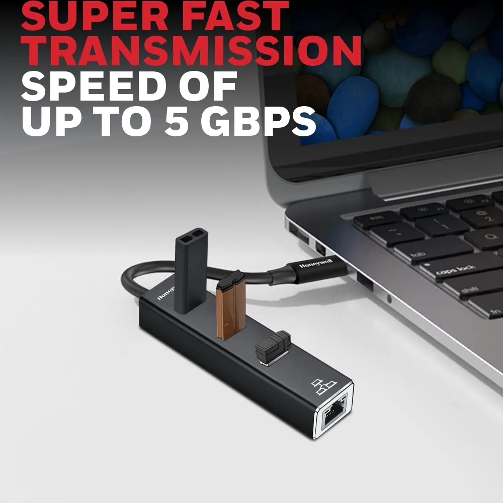 Type C to USB 3.0 with Gigabit Ethernet Adapter - Image 4