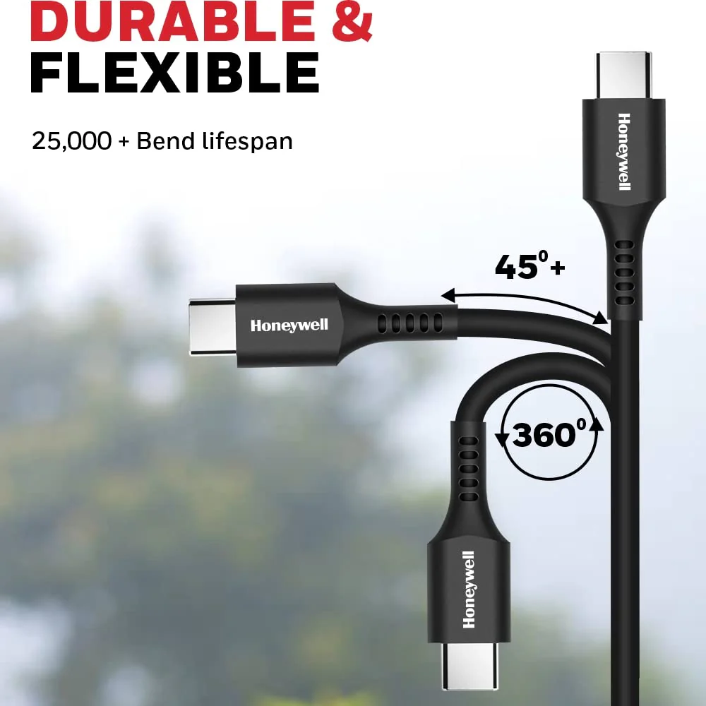 Type C to Type C cable 1.8mtr - Black - Image 9