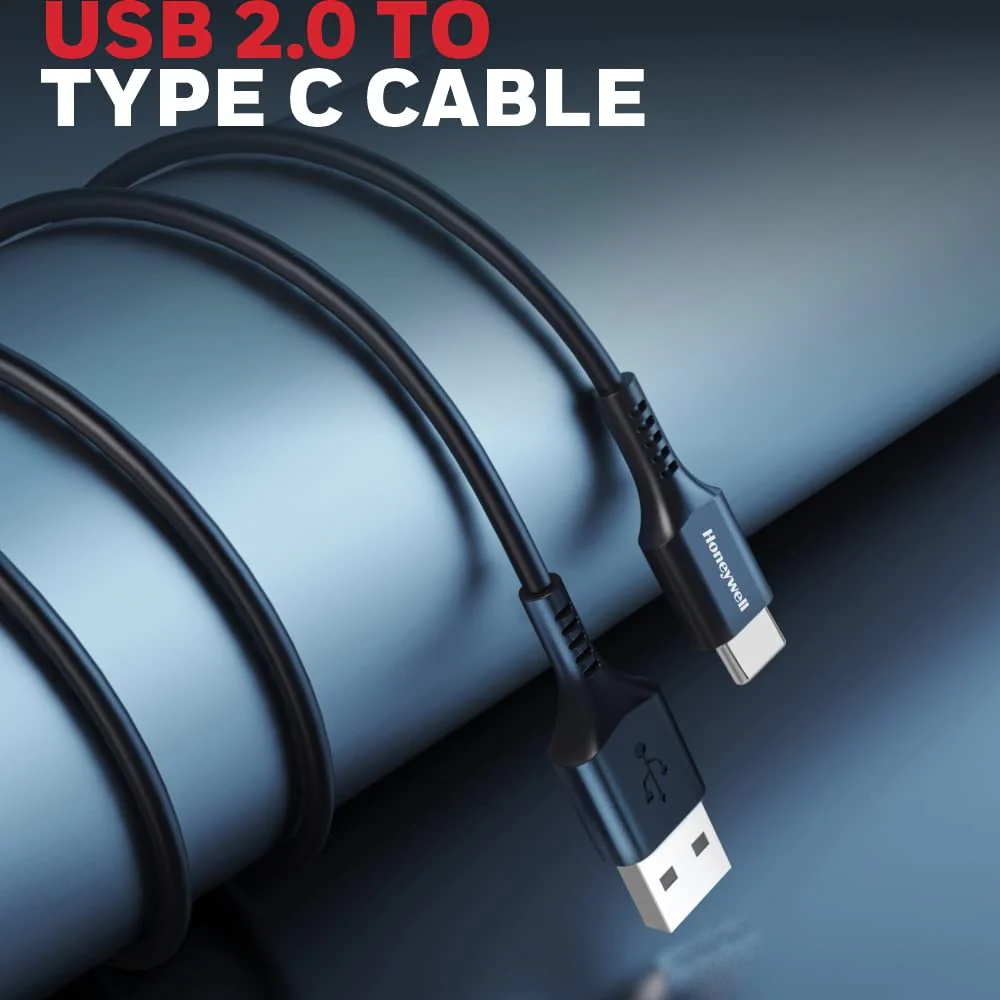 USB 2.0 to Type C cable 1.8Mtr - Black - Image 11