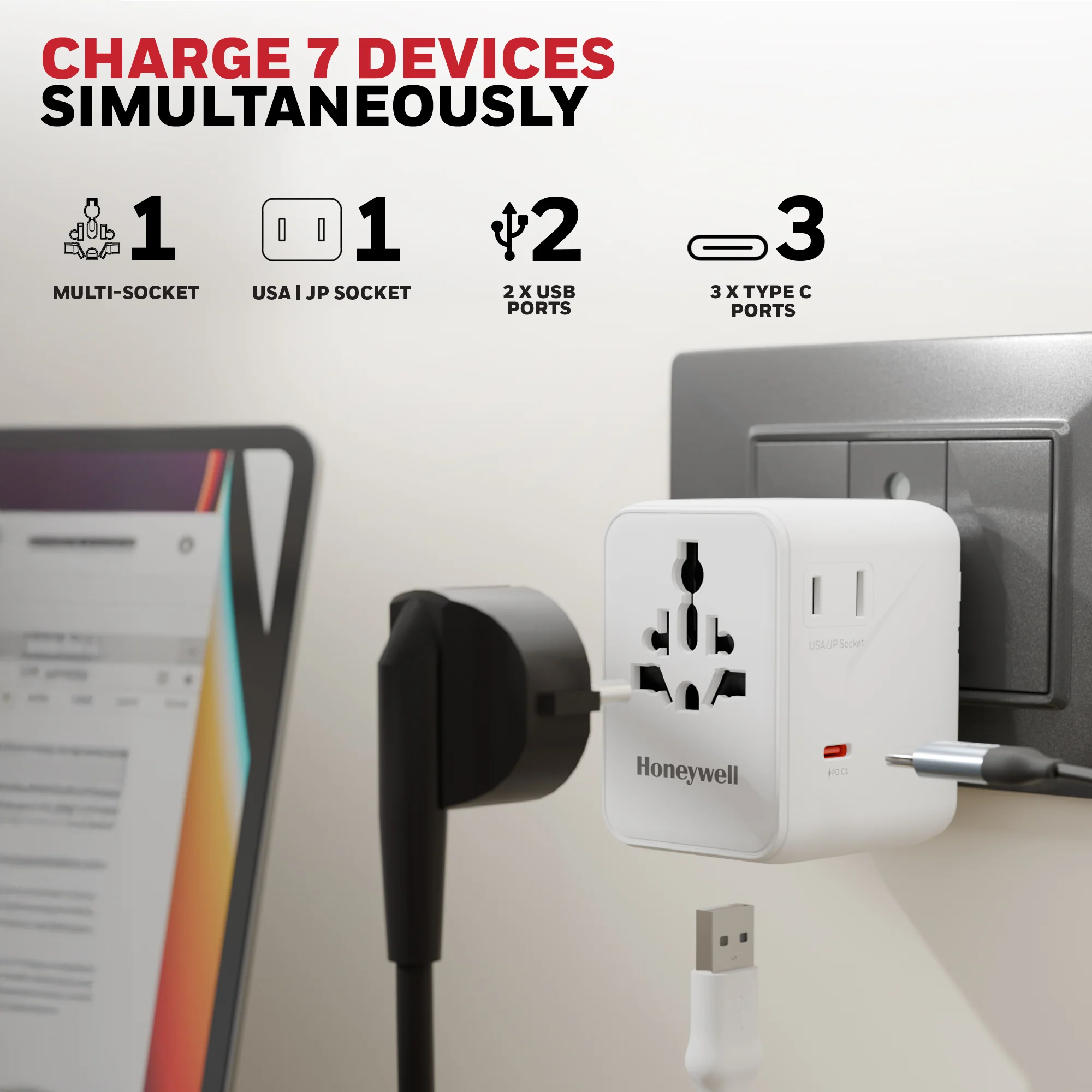 World Travel Adapter - 45W - Image 4