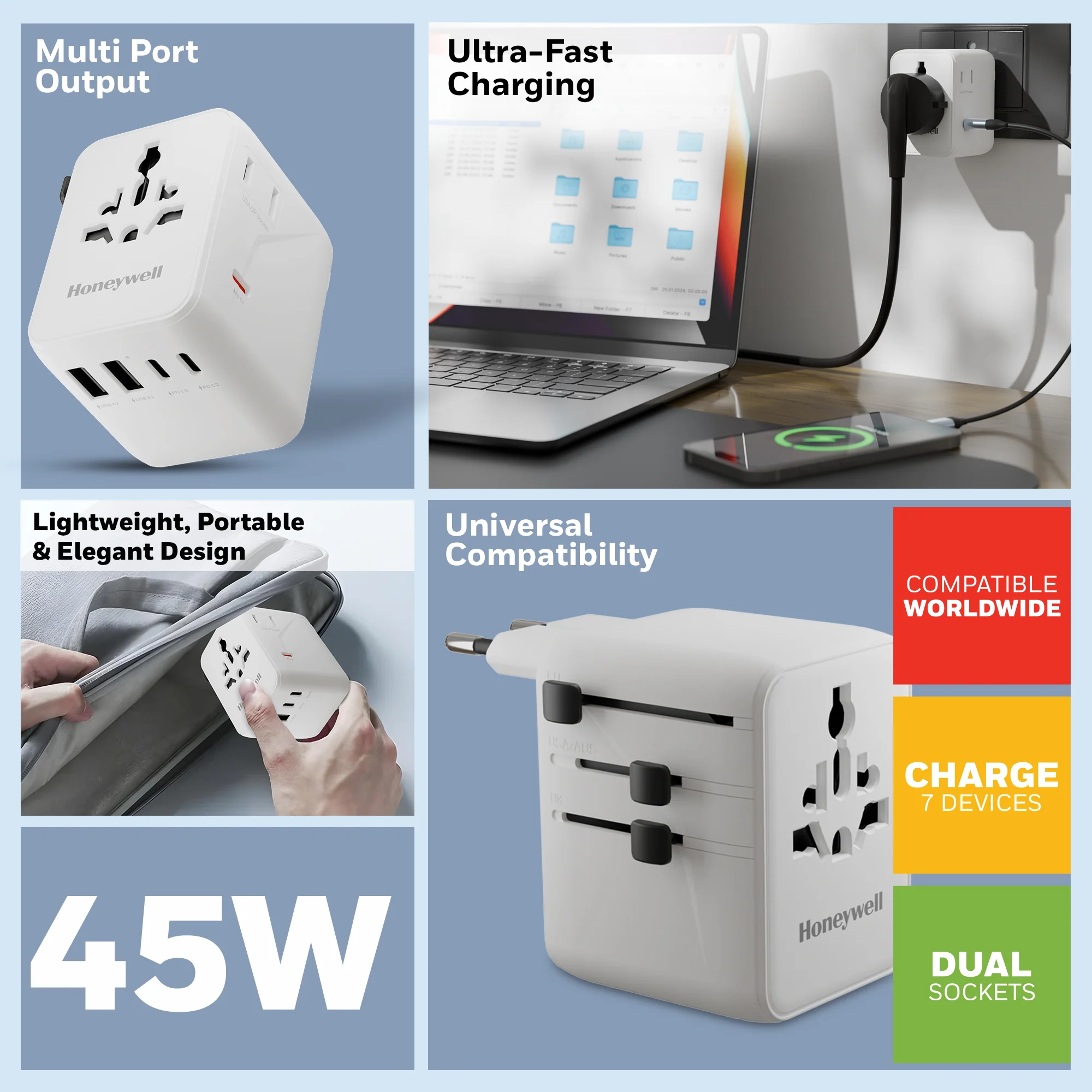 World Travel Adapter - 45W - Image 7