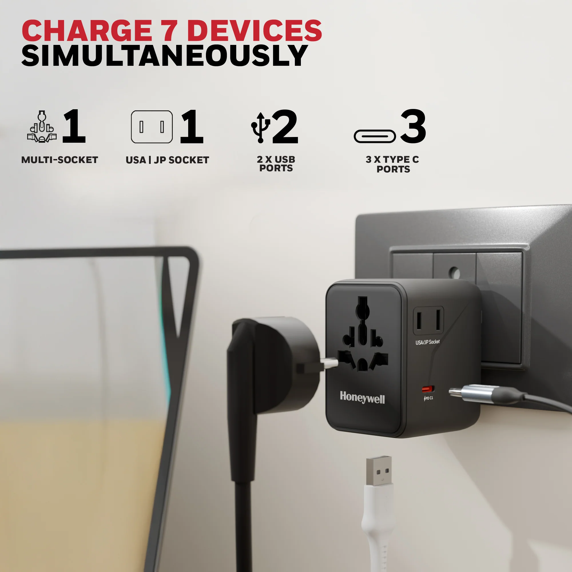 World Travel Adapter - 45W - Image 4