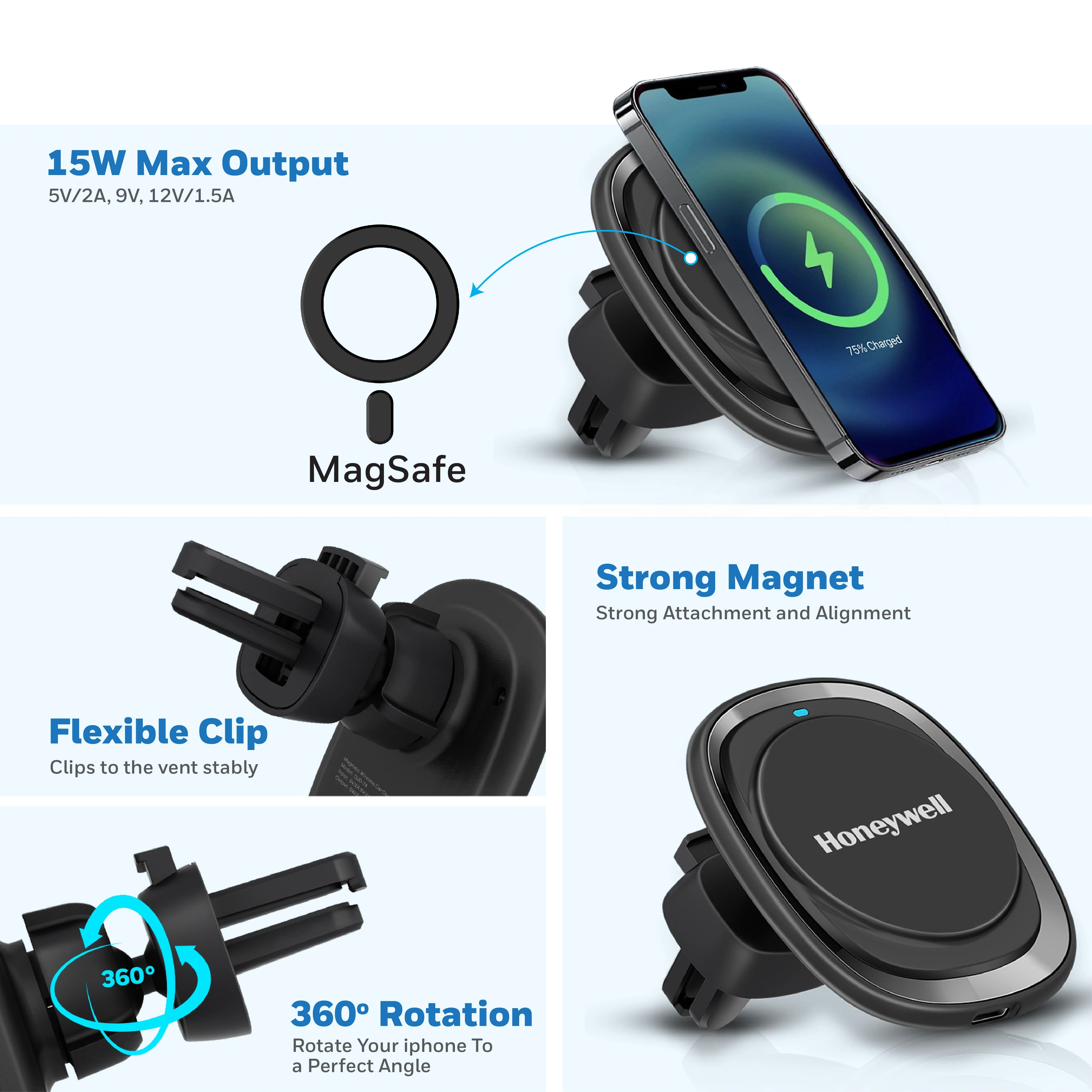 Zest MagSafe Phone Mount Car Charger - Image 9